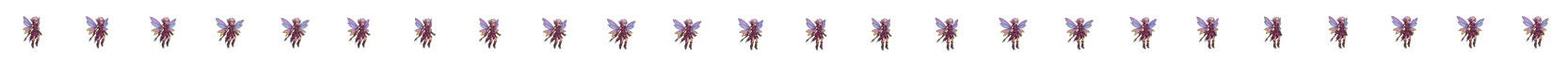 Fairy Idle sprite sheet with twenty-four animation frames